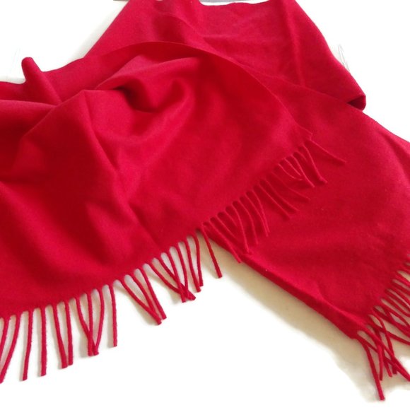 Red Scarf/Shawl/ Pashmina - Picture 4 of 4